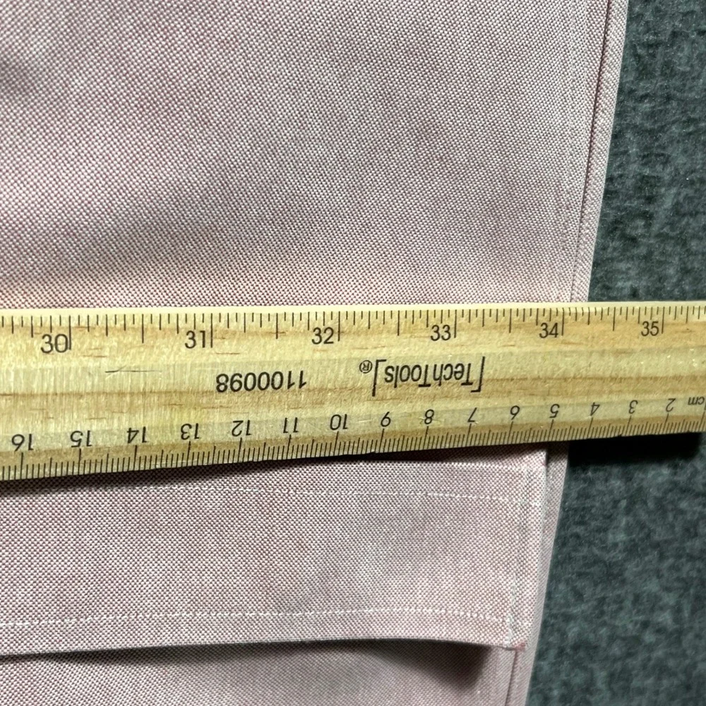 LLBean Mens‎ Pink Wrinkle Resistant Long Sleeve Button Down Shirt XL